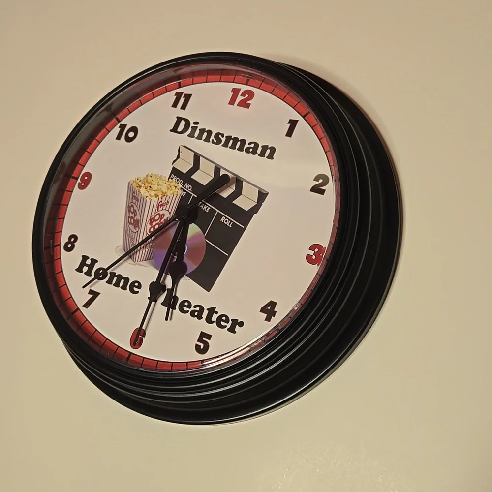 Home Theater Wall Clock